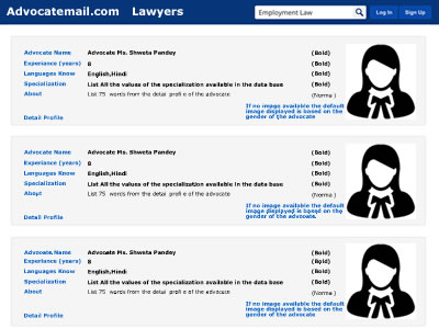 Online Lawyers Directory
